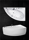 Акриловая ванна левосторонняя Balteco IDEA 15-L-S7