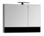 Зеркальный шкаф Aquanet ВЕРОНА 90 (цв.черный глянец) 172340