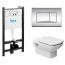 Комплект инсталляции Roca ACTIVE WC с подвесным унитазом DAMA SENSO (сиденье с микролифтом)