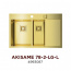 Кухонная мойка 78x51 Omoikiri AKISAME 78-2-LG-L (цв.светлое золото) чаши слева 4993087
