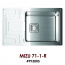 Кухонная мойка 78x48 Omoikiri MIZU 71-1-R (чаша справа) 4993005