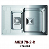 Кухонная мойка 78x48 Omoikiri MIZU 78-2-R (чаши справа) 4993004