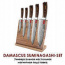 Набор кухонных ножей Mikadzo DAMASCUS SUMINAGASHI 4992008