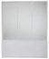 Шторка на прямоугольную ванну 170 BAS (стекло) трехсекционная BA-SCR-170-3-GL