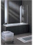 Шторка на ванну 80 Radaway TORRENTA PNJ R (стекло графит) 201101-105R