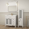 Комплект мебели АСБ Мебель Флоренция-80 Квадро (цвет белый патина)