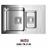 Кухонная мойка 78x48 Omoikiri MIZU 78-2-L (чаши слева) 4993012