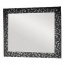 Зеркало 120х80 Dreja ORNAMENT 120 (цв.черный рельеф) 59081
